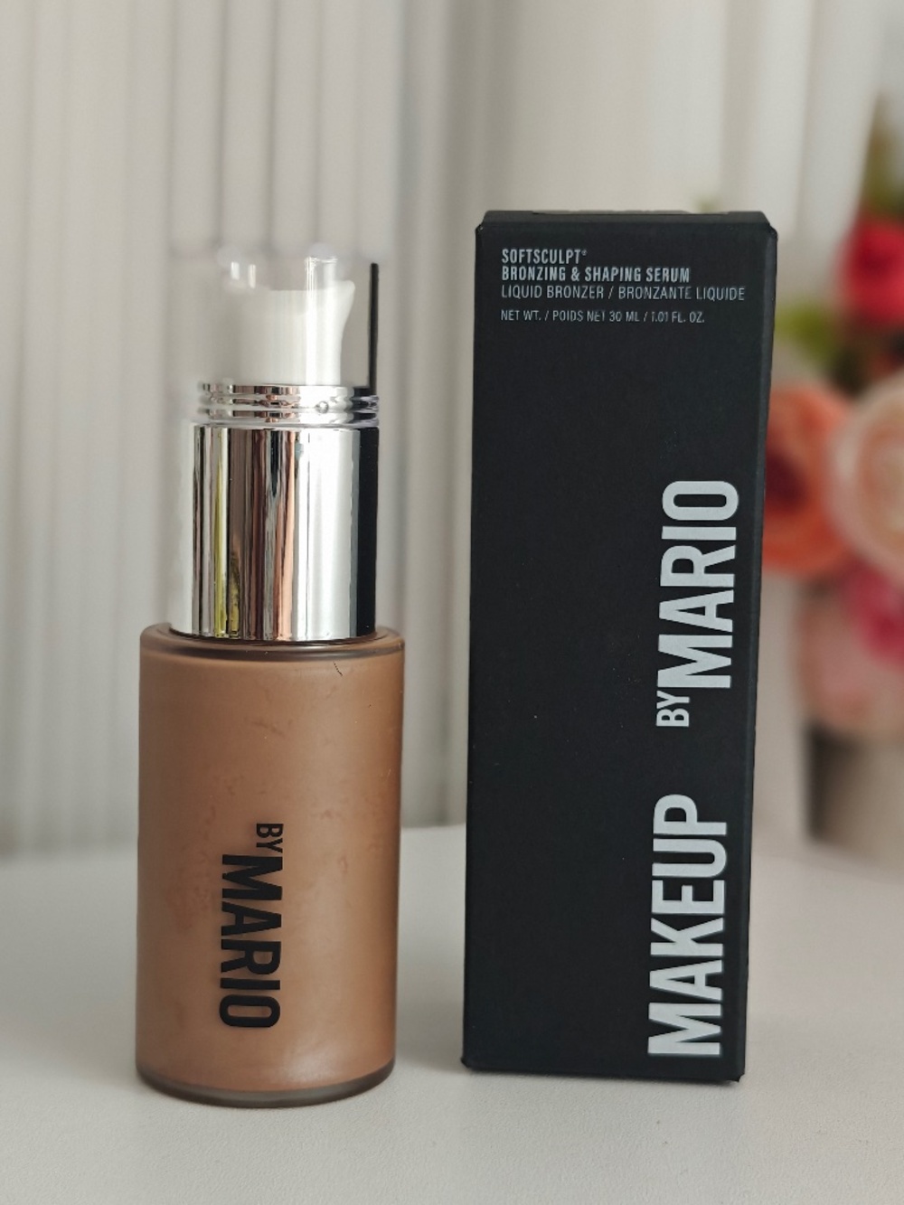 New MAKEUP BY MARIO SoftSculpt Bronzing & Shaping Serum 1.01 oz/30 ml LIGHT